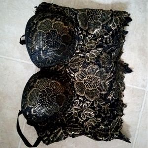 Beautiful gold and black corset
